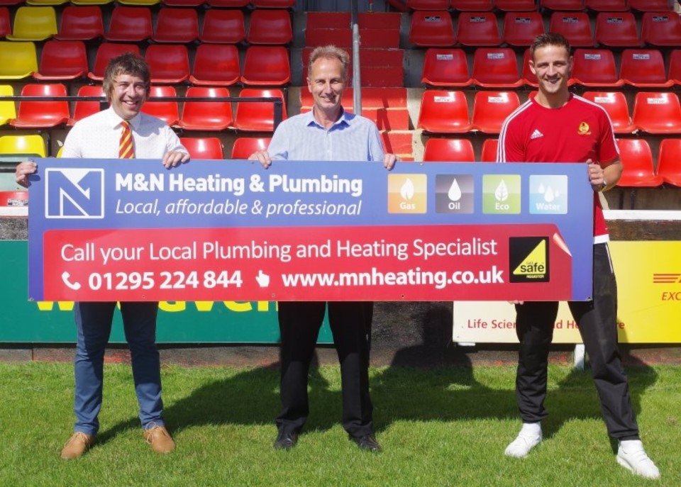 We Support Banbury United FC - M&N Heating & Plumbing